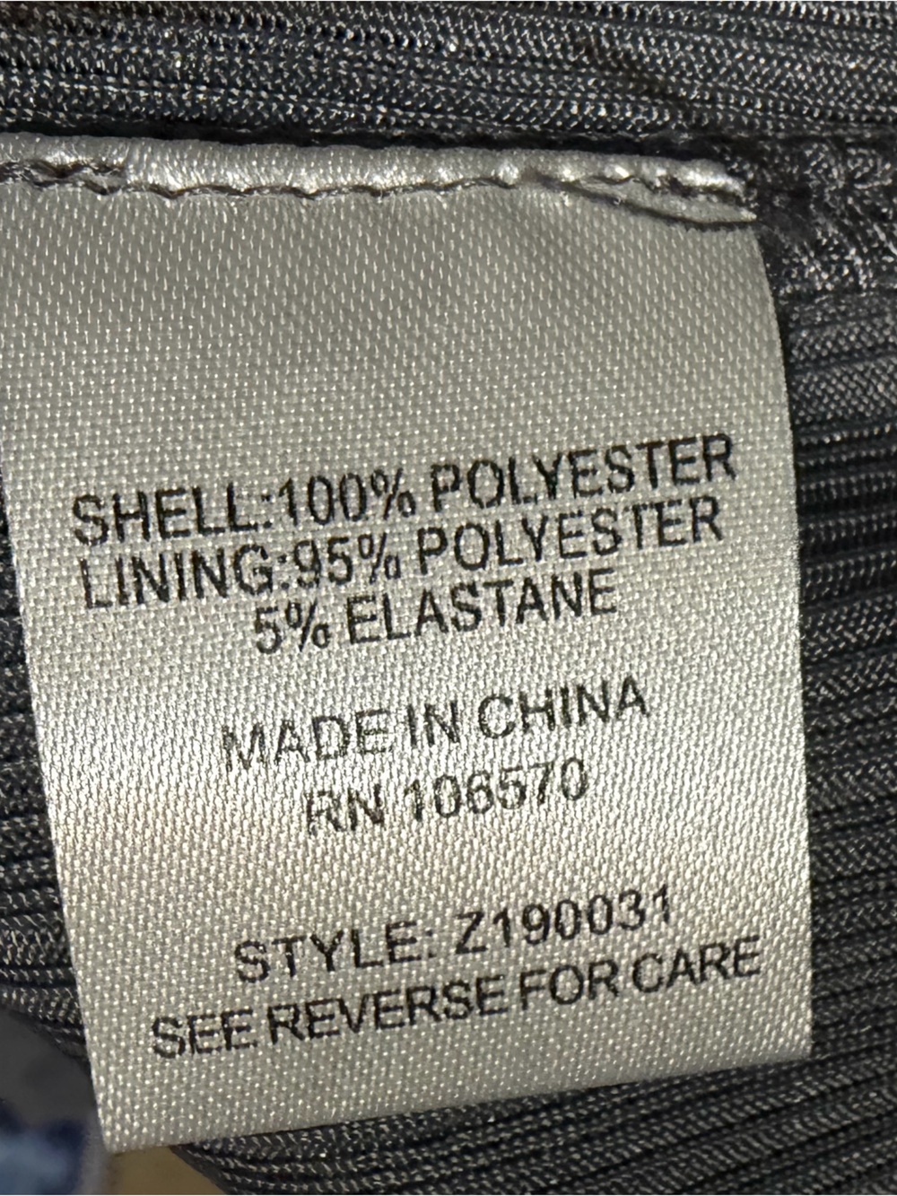 Elliot & Vine Pleated Metallic Midi Skirt - Gray Shimmer- 3X - Picture 6 of 15